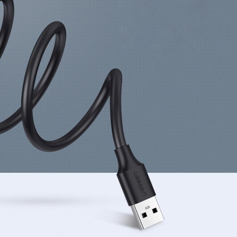 Przedłużacz adapter do kabla przewodu USB 2.0 50cm czarny UGREEN