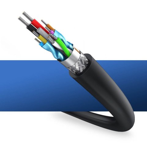 Przedłużacz przejściówka kabla USB-A 3.0 5Gb/s 0.5m czarny UGREEN