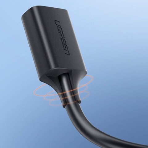 Przedłużacz przejściówka kabla USB-A 3.0 5Gb/s 0.5m czarny UGREEN