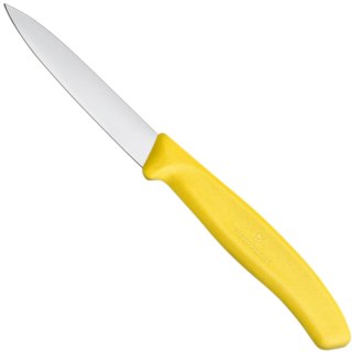 Nóż do jarzyn gładki dł. 80/190 mm - żółty Victorinox