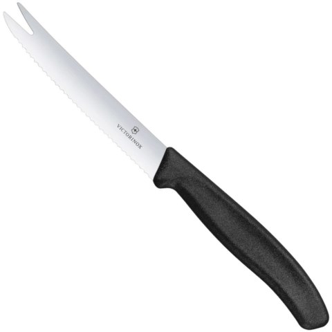 Nóż do sera kiełbasy dł. 110/219 mm - czarny Victorinox