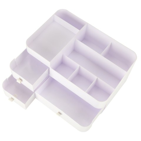 Organizer na kosmetyki szkatułka pojemnik kuferek na biżuterię z szufladami duży XXL Kik Sp. z o. o. Sp. k.