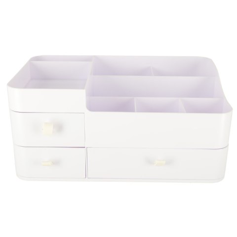 Organizer na kosmetyki szkatułka pojemnik kuferek na biżuterię z szufladami duży XXL Kik Sp. z o. o. Sp. k.