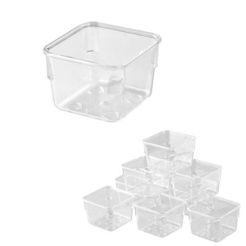 Organizer pudełka pojemniki do szuflady przechowywanie 4 rozmiary 25 szt. Kik Sp. z o. o. Sp. k.