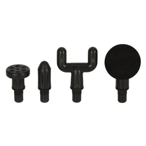 Pistolet do masażu masażer do pleców ciała LED 4w1 czarny Kik Sp. z o. o. Sp. k.