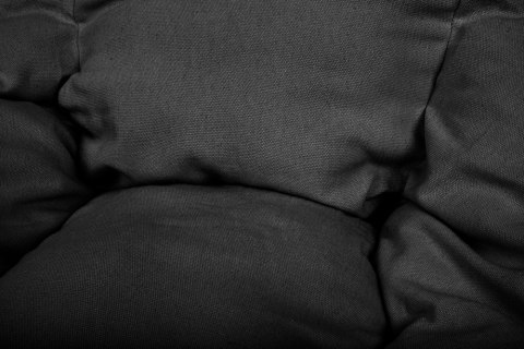 Poduszka LUARO na huśtawkę wiszącą bocianie gniazdo XXL czarna Kik Sp. z o. o. Sp. k.