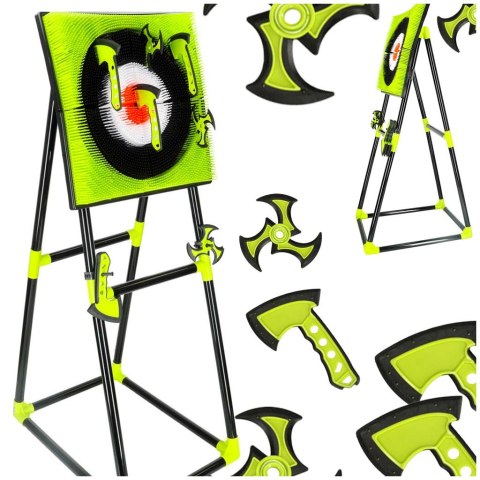 Tarcza dart silikonowa rzutki toporek gwiazdka akcesoria stojak zestaw XXL Kik Sp. z o. o. Sp. k.