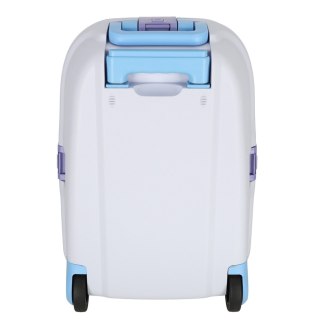 Walizka podróżna kabinowa dla dzieci na kółkach LED bagaż podręczny z imieniem niebieska Kik Sp. z o. o. Sp. k.