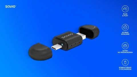 Adapter bezprzewodowy CarPlay & Android Auto TR-17 Savio