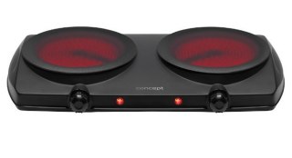 Kuchenka elektryczna dwupalnikowa czarna VE3060 Concept