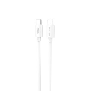 Kabel przewód L4C USB-C - USB-C 30W 480Mb/s 2m - biały DUDAO