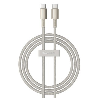 Kabel przewód Tungsten Gold USB-C - USB-C 100W 1m - złoty BASEUS
