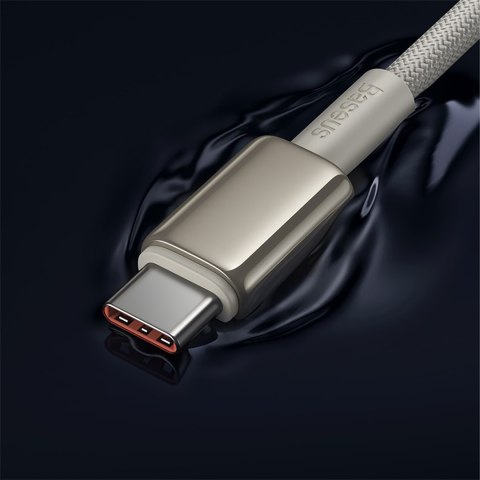 Kabel przewód Tungsten Gold USB-C - USB-C 100W 1m - złoty BASEUS