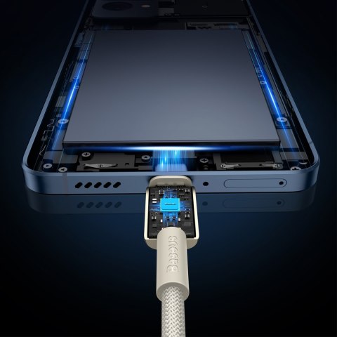 Kabel przewód Tungsten Gold USB-C - USB-C 100W 1m - złoty BASEUS