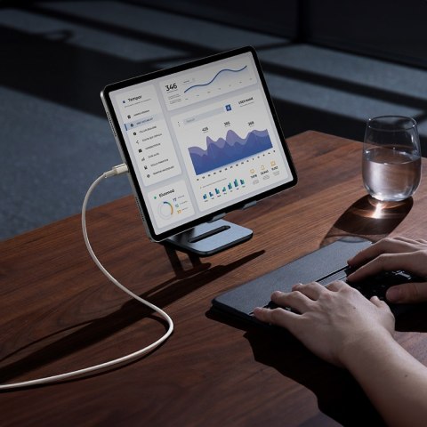 Kabel przewód Tungsten Gold USB-C - USB-C 100W 1m - złoty BASEUS