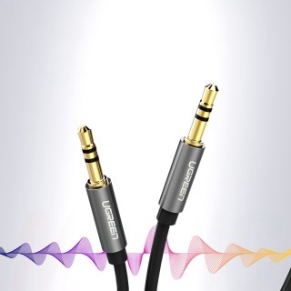 Kabel przewód audio AV119 mini jack 3.5mm 5m - czarny UGREEN