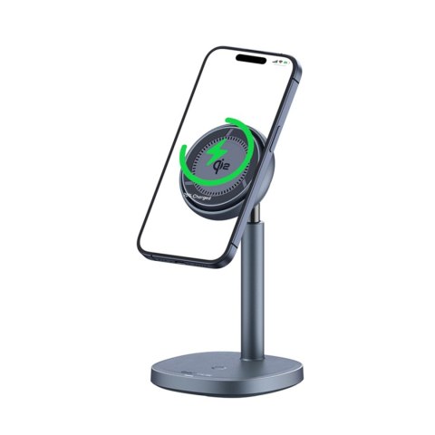 2w1 Ładowarka indukcyjna Orbit 2 Pro MagSafe Qi2 20W z chłodzeniem - szara BASEUS