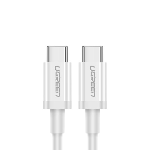 Kabel przewód USB-C - USB-C PD QC AFC 1m - biały UGREEN