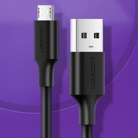 Kabel przewód micro USB - USB-A 0.5m - czarny UGREEN
