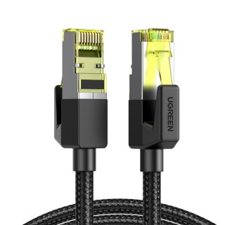 Kabel przewód patchcord Ethernet RJ45 Cat 7 10 Gbps 3m - czarny UGREEN