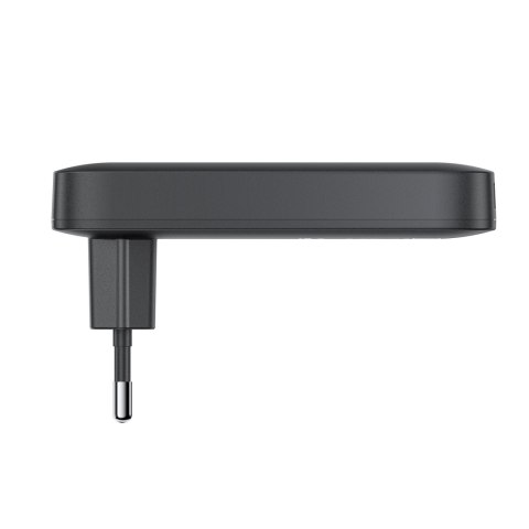 Ładowarka sieciowa płaska 65W GaN 2 USB-C USB-A ultra cienka - czarna ACEFAST