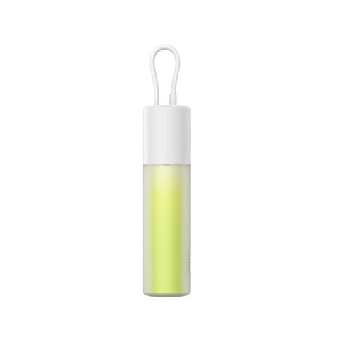 Powerbank Popsicle 5200mAh 20W z kablem Lightning 60W/20V/3A/30cm - biało-zielony BASEUS