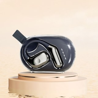 Słuchawka biznesowa Bluetooth 5.3 OWS USB-C - granatowa DUDAO