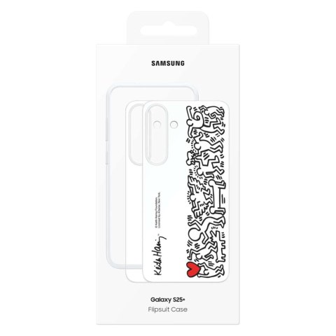Etui silikonowe Samsung Flipsuit Case do Samsung Galaxy S25+ - białe SAMSUNG