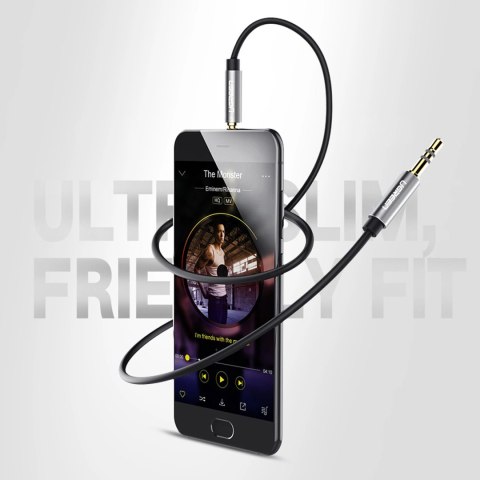 Kabel przewód audio AUX mini jack 3.5mm 3m - czarny UGREEN
