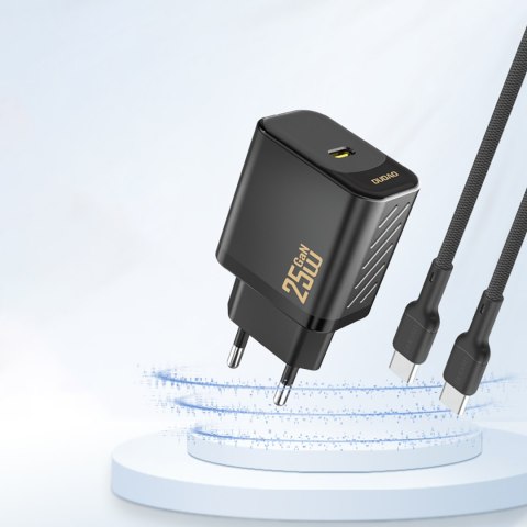 Ładowarka sieciowa 25W GaN USB-C - czarna DUDAO