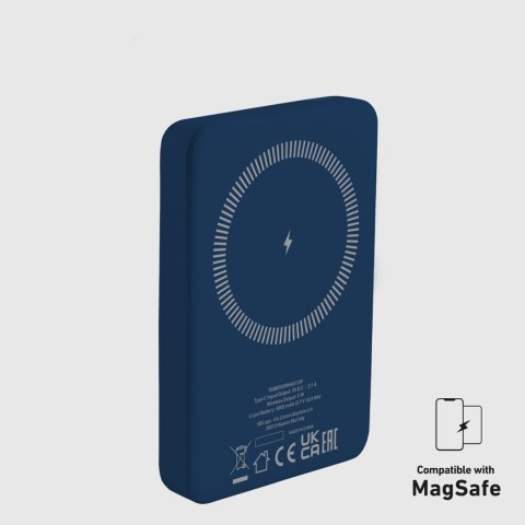 Powerbank 5000 mAh MagSafe - niebieski SBS