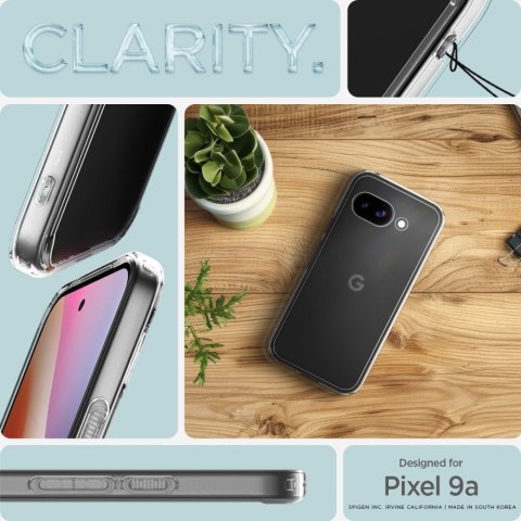 Etui case na Google Pixel 9A Ultra Hybrid - przezroczyste SPIGEN