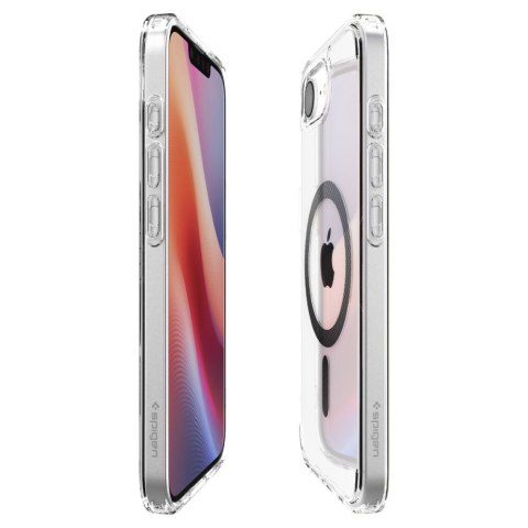 Etui case na iPhone 16e Carbon Fiber Ultra Hybrid MagSafe - przezroczyste SPIGEN