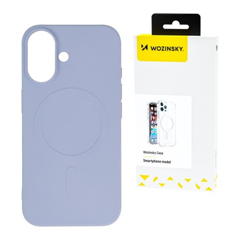Silikonowe etui na Samsung Galaxy S24 FE Silicone Case MagSafe - fioletowe WOZINSKY
