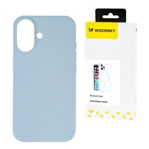 Silikonowe etui na Samsung Galaxy S24 FE Silicone Case - błękitne WOZINSKY