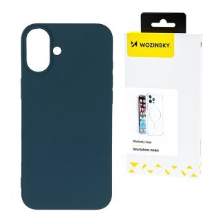 Silikonowe etui na Samsung Galaxy S24 FE Silicone Case - niebieskie WOZINSKY