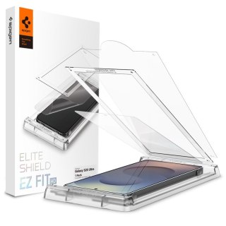 Szkło hybrydowe na Samsung Galaxy S25 Ultra Elite Shield EZ FIT - przezroczyste SPIGEN