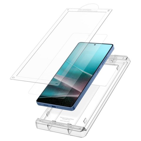 Szkło hybrydowe na Samsung Galaxy S25 Ultra Elite Shield EZ FIT - przezroczyste SPIGEN