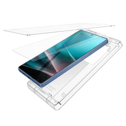 Szkło hybrydowe na Samsung Galaxy S25 Ultra Elite Shield EZ FIT - przezroczyste SPIGEN