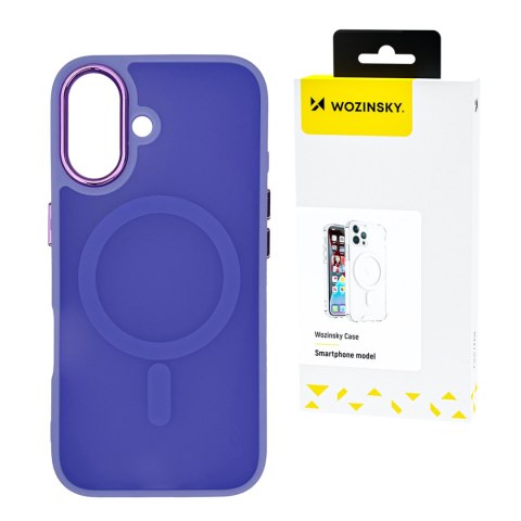 Etui plecki na Samsung Galaxy S25 Fashion Case MagSafe - fioletowe WOZINSKY