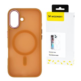 Etui plecki na Samsung Galaxy S25 Fashion Case MagSafe - pomarańczowe WOZINSKY