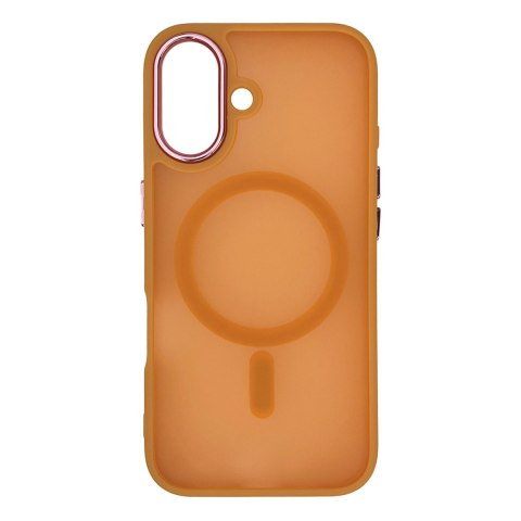 Etui plecki na Samsung Galaxy S25 Fashion Case MagSafe - pomarańczowe WOZINSKY