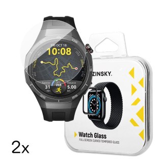 Szkło hartowane do Huawei Watch GT 5 / GT 5 Pro / GT 4 / GT 4 Pro / GT 3 / GT 3 Pro Full Glue 42mm - 2 szt. WOZINSKY