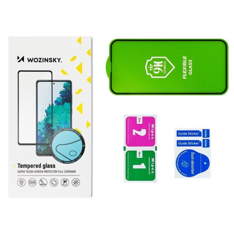 Folia szklana szkło hartowane do iPhone 13 mini z ramką Full Cover Flexi Nano - przezroczysty