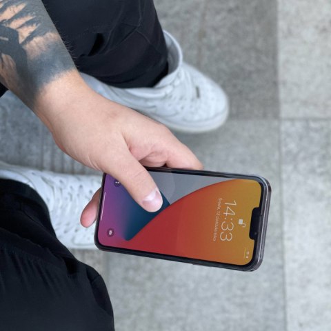 Folia szklana szkło hartowane na Xiaomi Redmi 10 z ramką Full Cover Flexi Nano - czarny