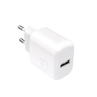 Ładowarka sieciowa USB-A PROLITE 10W - biała PURO