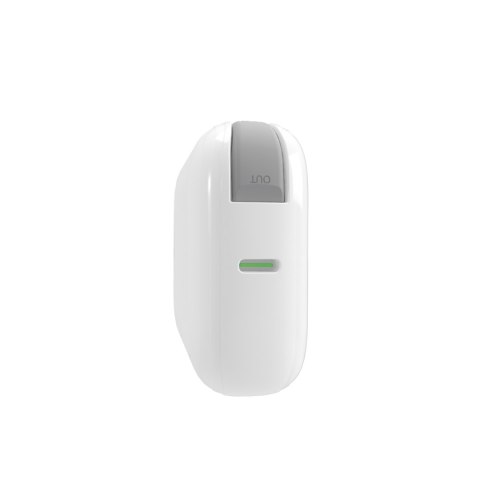 Powerbank 10000mAh USB-A USB-C z wbudowanym kablem - biały PURO