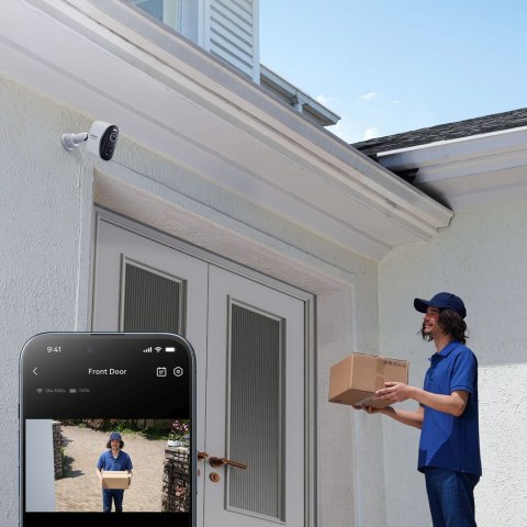 Kamera zewnętrzna do monitoringu z reflektorem 2K Wi-Fi 7800 mAh BASEUS