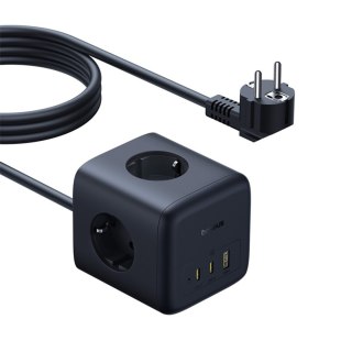 Listwa zasilająca kostka USB-A USB-C gniazdo EU 67W 1.5m BASEUS
