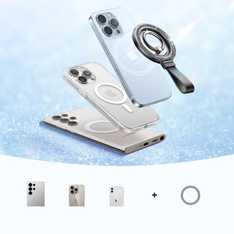 Uchwyt ring magnetyczny do telefonu - czarny JOYROOM